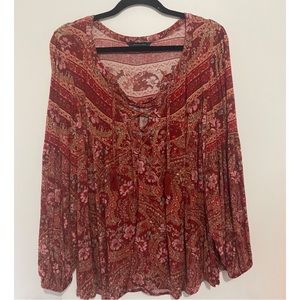 🦅 American Eagle Blouse.  Size Large.